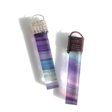 Load image into Gallery viewer, Rainbow Fluorite Cuboid Pendant