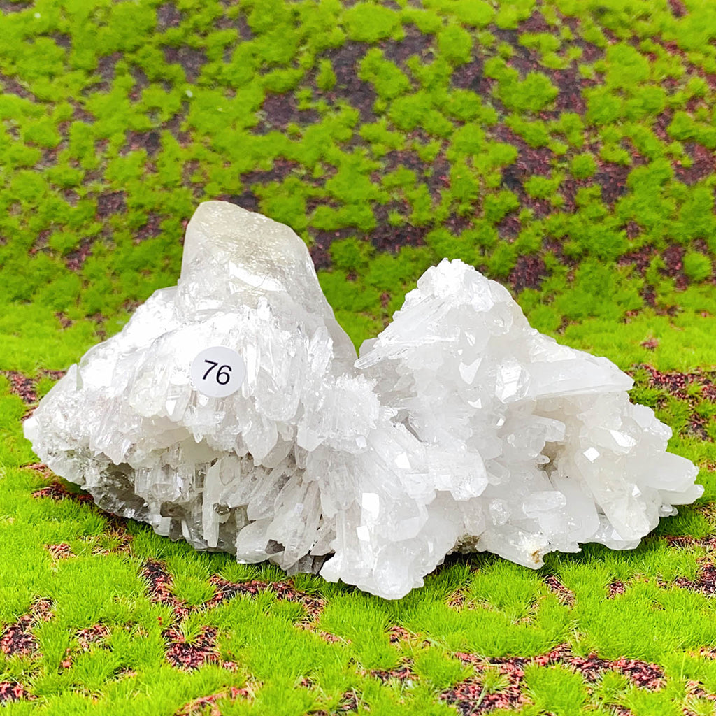 Natural Exquisite Clear Quartz White Crystal Cluster