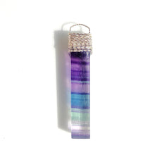 Load image into Gallery viewer, Rainbow Fluorite Cuboid Pendant