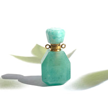 Load image into Gallery viewer, Crystal Perfume Bottle (Amethyst /Lapis Lazuli / Sunstone / Amazonite / Fluorite)