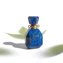 Load image into Gallery viewer, Crystal Perfume Bottle (Amethyst /Lapis Lazuli / Sunstone / Amazonite / Fluorite)