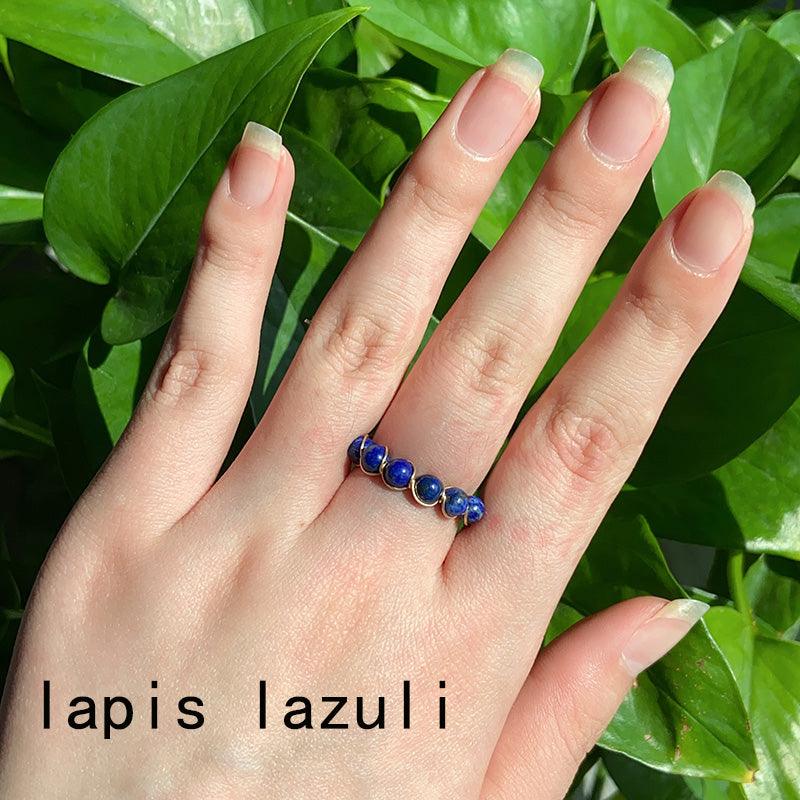 Open Mini Crystal Bead Ring $5/2PCS