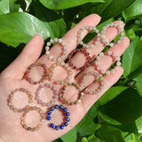 Open Mini Crystal Bead Ring $5/2PCS