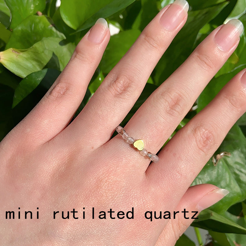 Different Styles Mini crytal Beads Rings