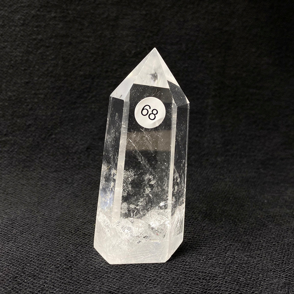 Natural Clear Quartz Reiki Tower Hexagonal Wand White Crystal Tower Energy Spiritual Healing Home Decor Gift