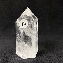 Load image into Gallery viewer, Natural Clear Quartz Reiki Tower Hexagonal Wand White Crystal Tower Energy Spiritual Healing Home Decor Gift