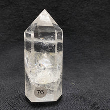 Load image into Gallery viewer, Natural Clear Quartz Reiki Tower Hexagonal Wand White Crystal Tower Energy Spiritual Healing Home Decor Gift