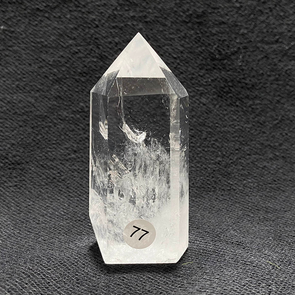 Natural Clear Quartz Reiki Tower Hexagonal Wand White Crystal Tower Energy Spiritual Healing Home Decor Gift