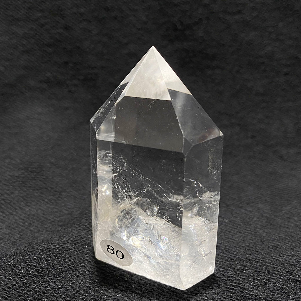 Natural Clear Quartz Reiki Tower Hexagonal Wand White Crystal Tower Energy Spiritual Healing Home Decor Gift