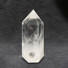 Load image into Gallery viewer, Natural Clear Quartz Reiki Tower Hexagonal Wand White Crystal Tower Energy Spiritual Healing Home Decor Gift