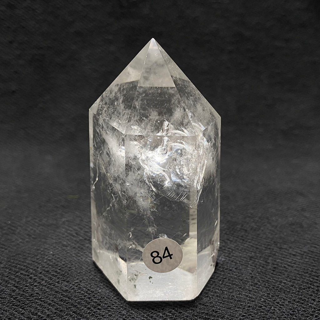 Natural Clear Quartz Reiki Tower Hexagonal Wand White Crystal Tower Energy Spiritual Healing Home Decor Gift