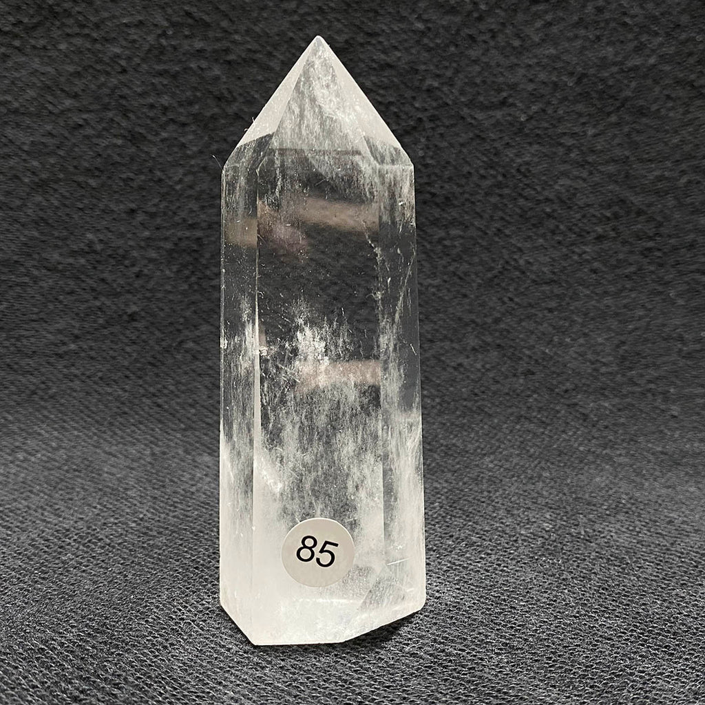 Natural Clear Quartz Reiki Tower Hexagonal Wand White Crystal Tower Energy Spiritual Healing Home Decor Gift