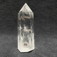 Load image into Gallery viewer, Natural Clear Quartz Reiki Tower Hexagonal Wand White Crystal Tower Energy Spiritual Healing Home Decor Gift