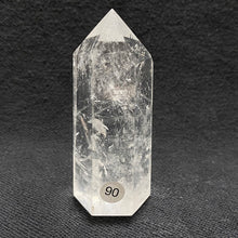 Load image into Gallery viewer, Natural Clear Quartz Reiki Tower Hexagonal Wand White Crystal Tower Energy Spiritual Healing Home Decor Gift