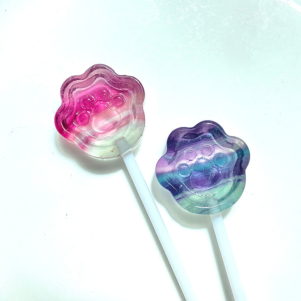 New Fluorite Lollipop Natural Crystal Stone Candy