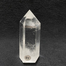 Load image into Gallery viewer, Natural Clear Quartz Reiki Tower Hexagonal Wand White Crystal Tower Energy Spiritual Healing Home Decor Gift