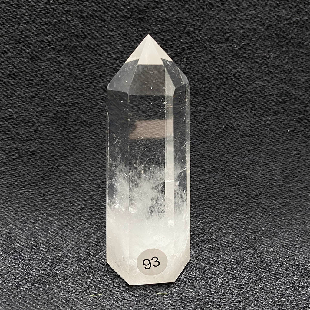 Natural Clear Quartz Reiki Tower Hexagonal Wand White Crystal Tower Energy Spiritual Healing Home Decor Gift