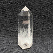 Load image into Gallery viewer, Natural Clear Quartz Reiki Tower Hexagonal Wand White Crystal Tower Energy Spiritual Healing Home Decor Gift