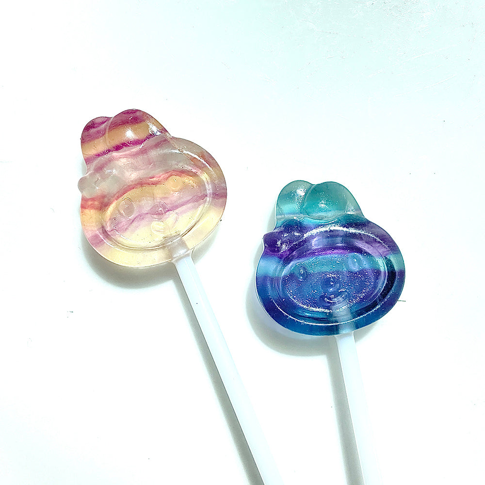 New Fluorite Lollipop Natural Crystal Stone Candy