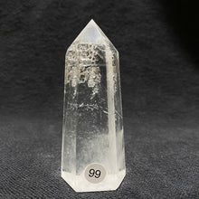 Load image into Gallery viewer, Natural Clear Quartz Reiki Tower Hexagonal Wand White Crystal Tower Energy Spiritual Healing Home Decor Gift