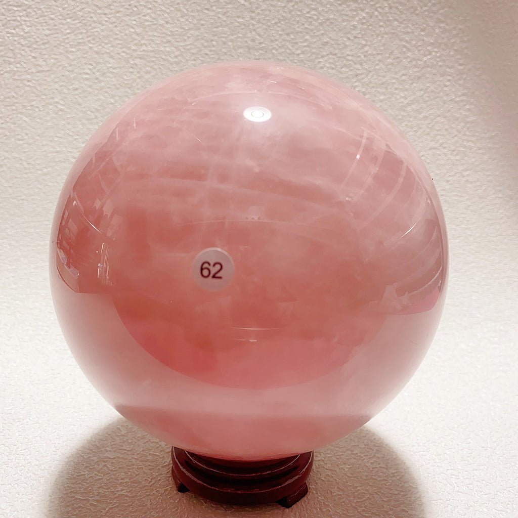 Natural Pink Rose Quartz  Ball Polished  Sphere Ball Reiki Healing Room Decor Crystal Crafts Stone Gift