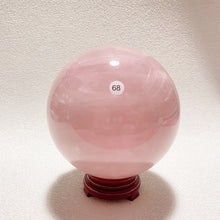 Load image into Gallery viewer, Natural Pink Rose Quartz  Ball Polished  Sphere Ball Reiki Healing Room Decor Crystal Crafts Stone Gift