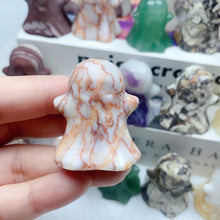 Load image into Gallery viewer, Natural Halloween Home Decoration Reiki Energy Healing Crystal Carving Ghost Holiday Gift