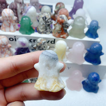 Load image into Gallery viewer, Natural Halloween Home Decoration Reiki Energy Healing Crystal Carving Ghost Holiday Gift