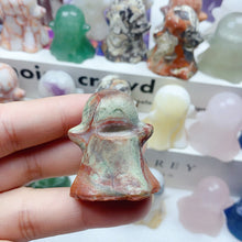 Load image into Gallery viewer, Natural Halloween Home Decoration Reiki Energy Healing Crystal Carving Ghost Holiday Gift