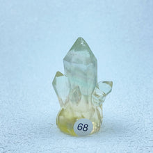 Load image into Gallery viewer, Natural Rainbow  Fluorite Carving  Crystal  Clusters Tower Points