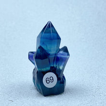 Load image into Gallery viewer, Natural Rainbow  Fluorite Carving  Crystal  Clusters Tower Points