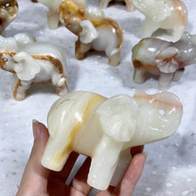 Load image into Gallery viewer, Green Onyx Elephant Carvings $20/PC