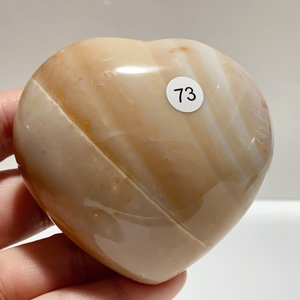 Natural Ocean Jasper Crystal Heart