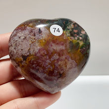 Load image into Gallery viewer, Natural Ocean Jasper Crystal Heart