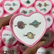 Load image into Gallery viewer, Different Materials Crystal Rings Box $5/Set