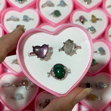 Load image into Gallery viewer, Different Materials Crystal Rings Box $5/Set