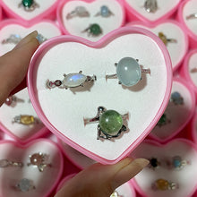 Load image into Gallery viewer, Different Materials Crystal Rings Box $5/Set