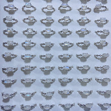 Load image into Gallery viewer, Different Materials Crystal Adjustable Rings $15/5PCS