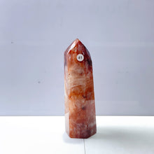 Load image into Gallery viewer, Large Fire Quartz Tower Reiki Crystal Healing Energy Polished Stone Home Decorations