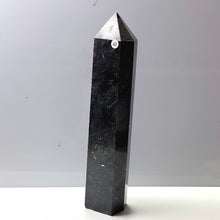 Load image into Gallery viewer, Astrophyllite Tower Reiki Crystal Healing Fireworks Energy Stone Ornament for Home Decor