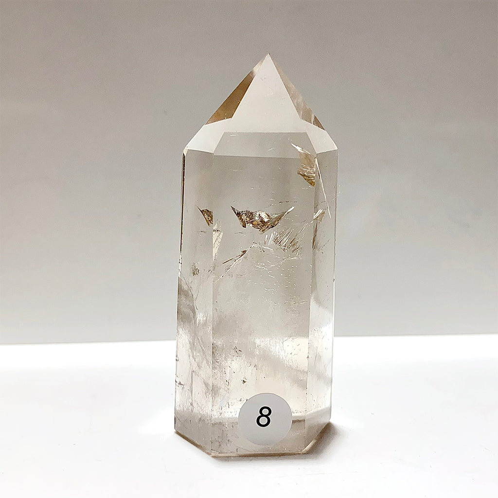 Natural Smokey Quartz Crystal Tower Point