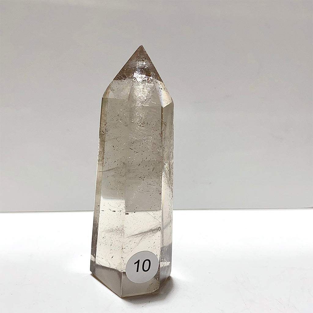 Natural Smokey Quartz Crystal Tower Point