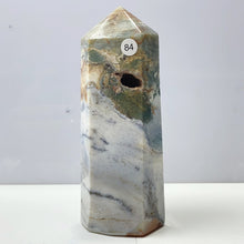 Load image into Gallery viewer, Ocean Jasper Tower Spiritual Reiki Healing Mineral Stone Home Decoration