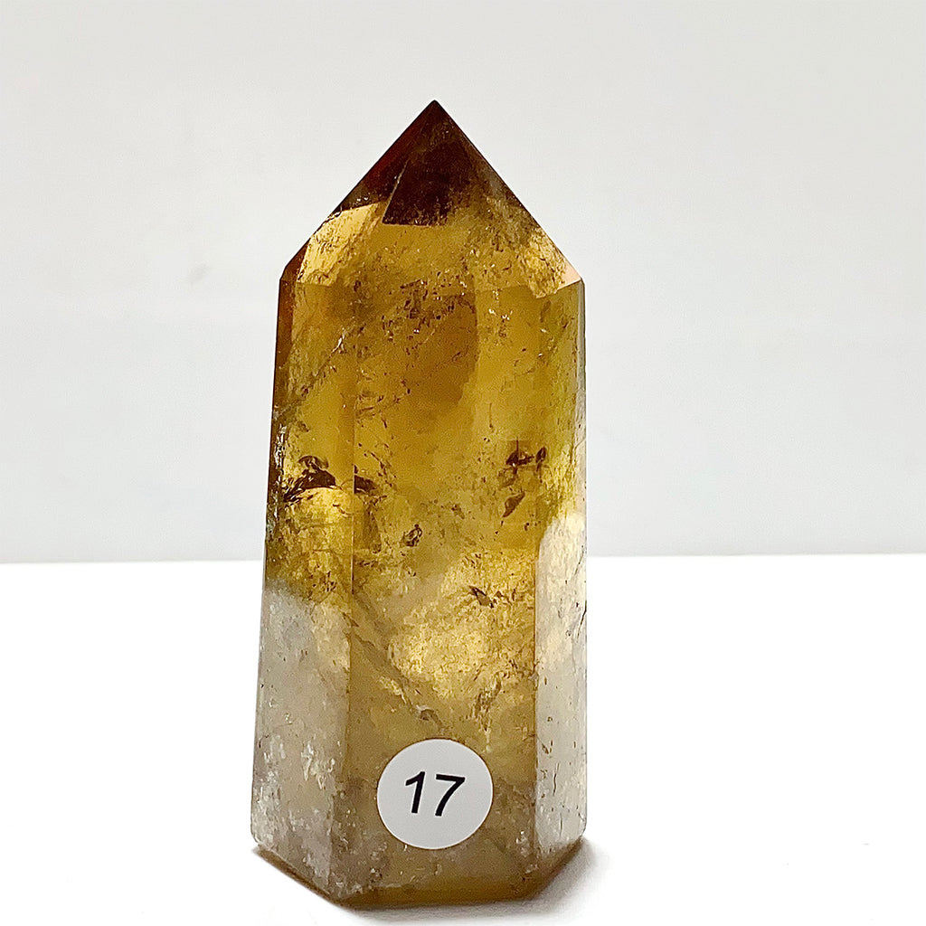 Natural Smokey Quartz Crystal Tower Point