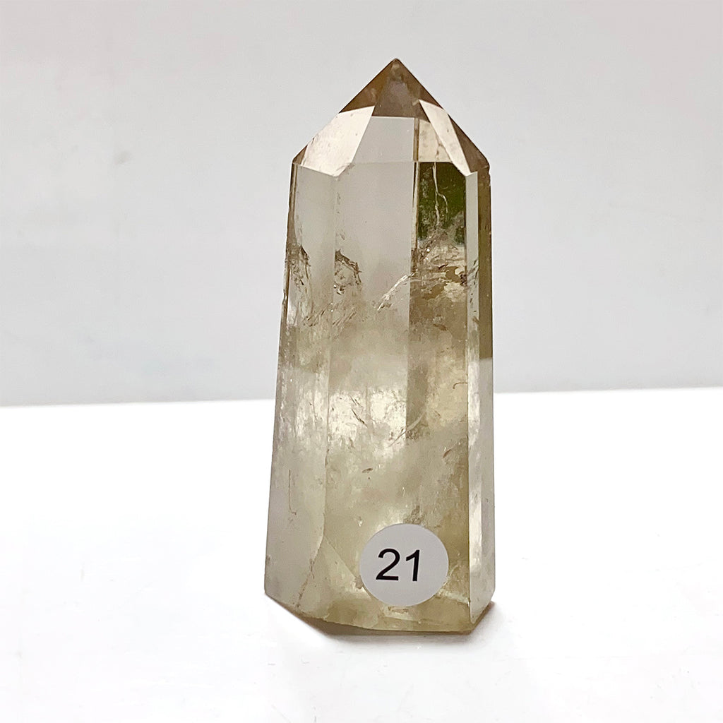 Natural Smokey Quartz Crystal Tower Point