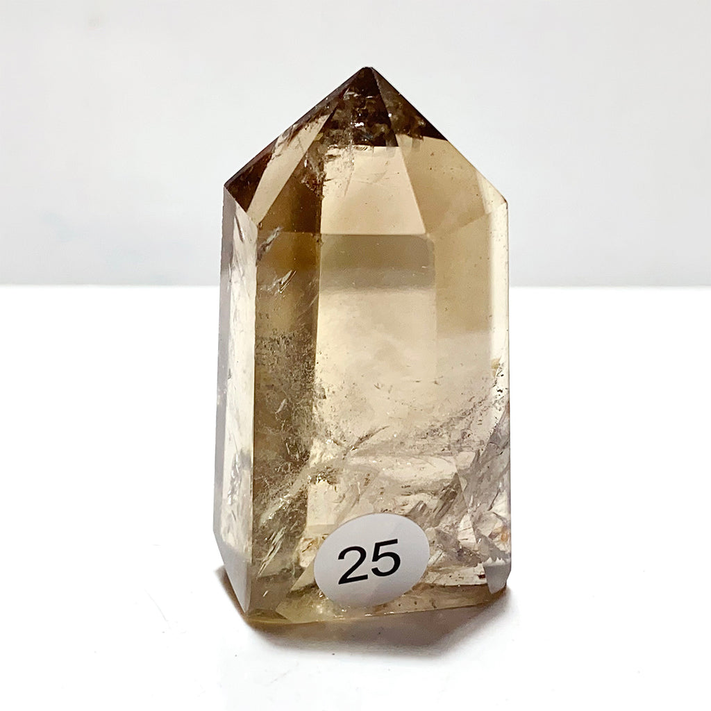 Natural Smokey Quartz Crystal Tower Point