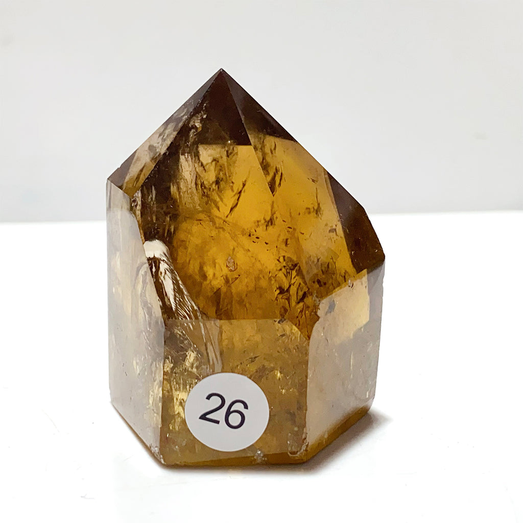 Natural Smokey Quartz Crystal Tower Point