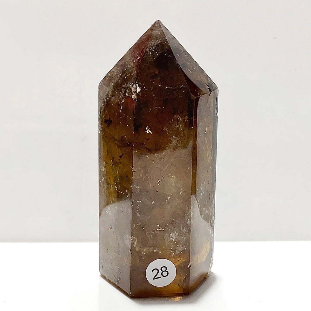 Natural Smokey Quartz Crystal Tower Point