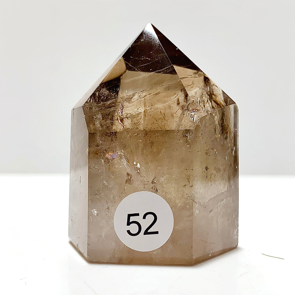 Natural Smokey Quartz Crystal Tower Point