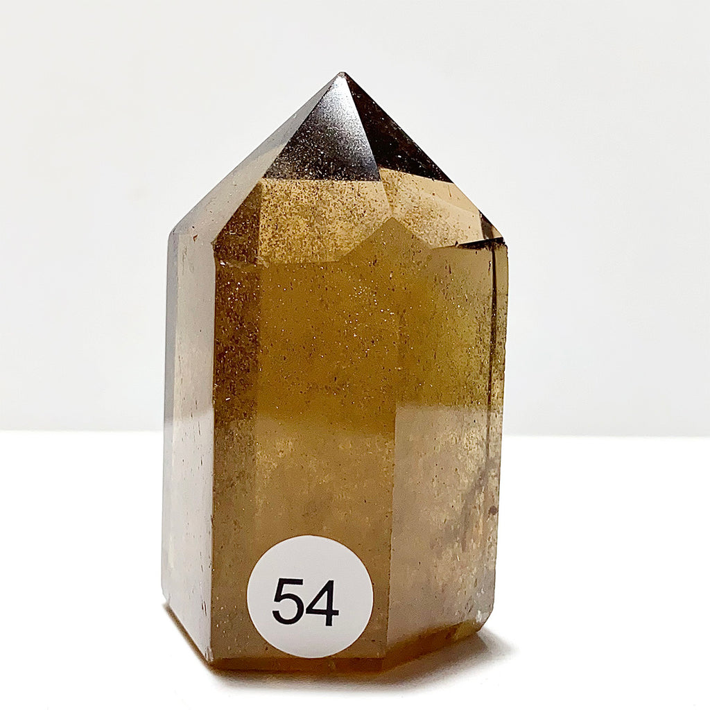 Natural Smokey Quartz Crystal Tower Point